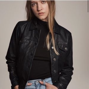 * GAP * Genuine Leather Jacket